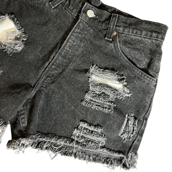 Levi’s vintage Jean shorts cut off black Orange tag size 7 - Picture 10 of 15